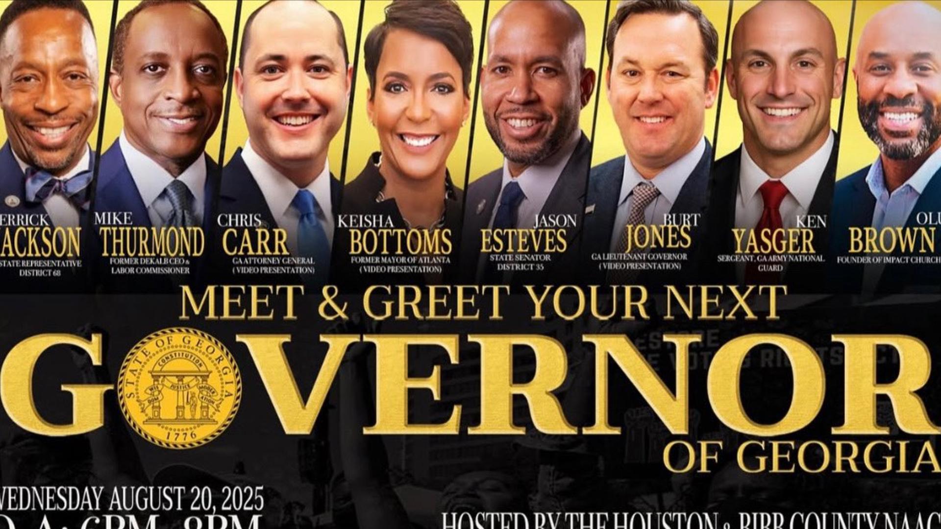 Georgia NAACP forum with candidates for governor tonight | livestream ...