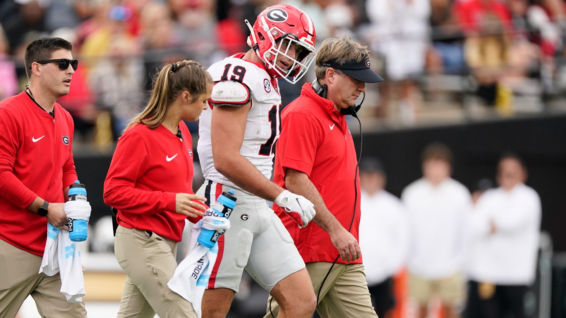 UGA Vs Vanderbilt Final Score, Bowers Injured | 13wmaz.com