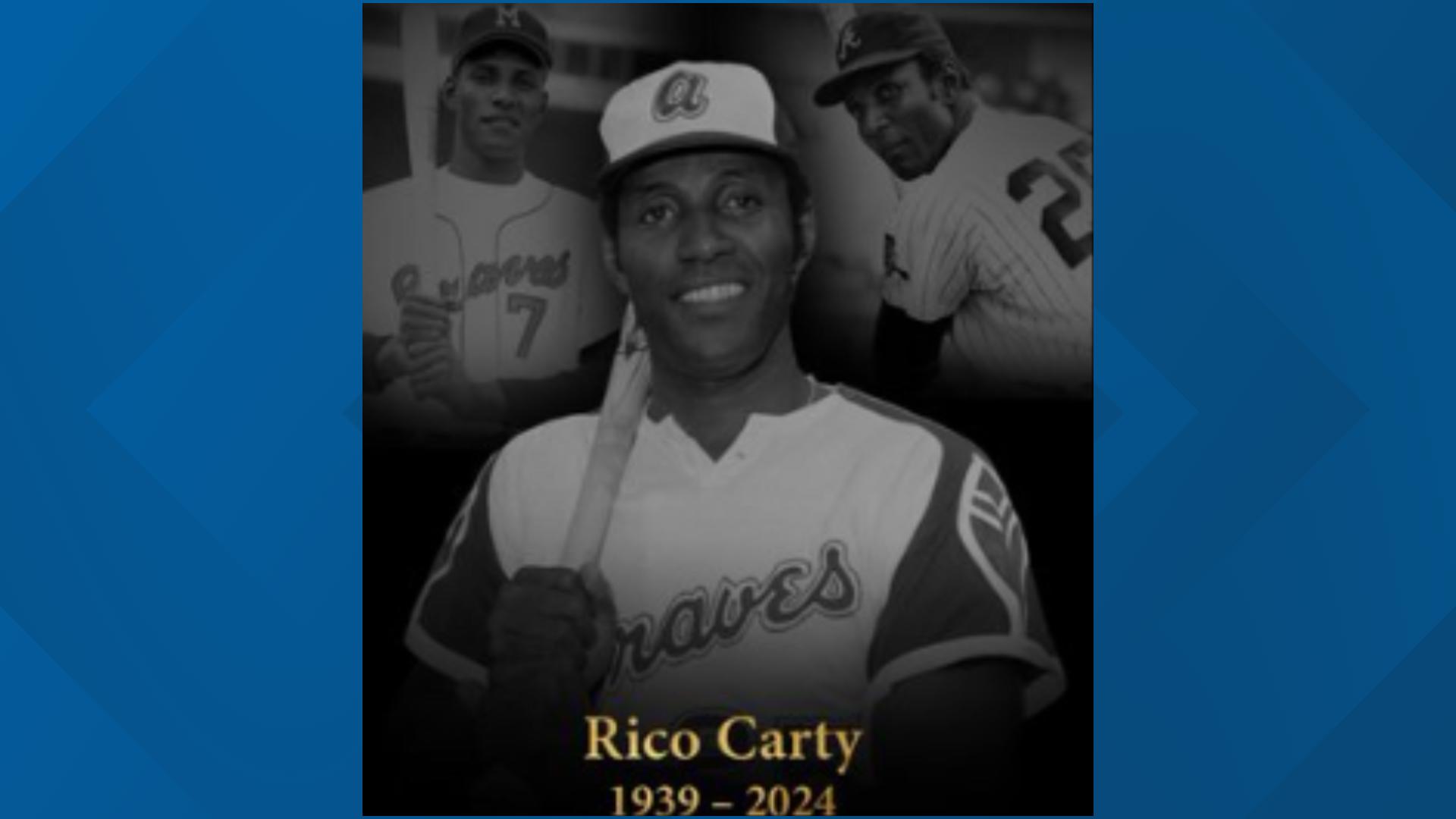 Rico Carty, Atlanta Brave Hall of Famer, dies | 13wmaz.com