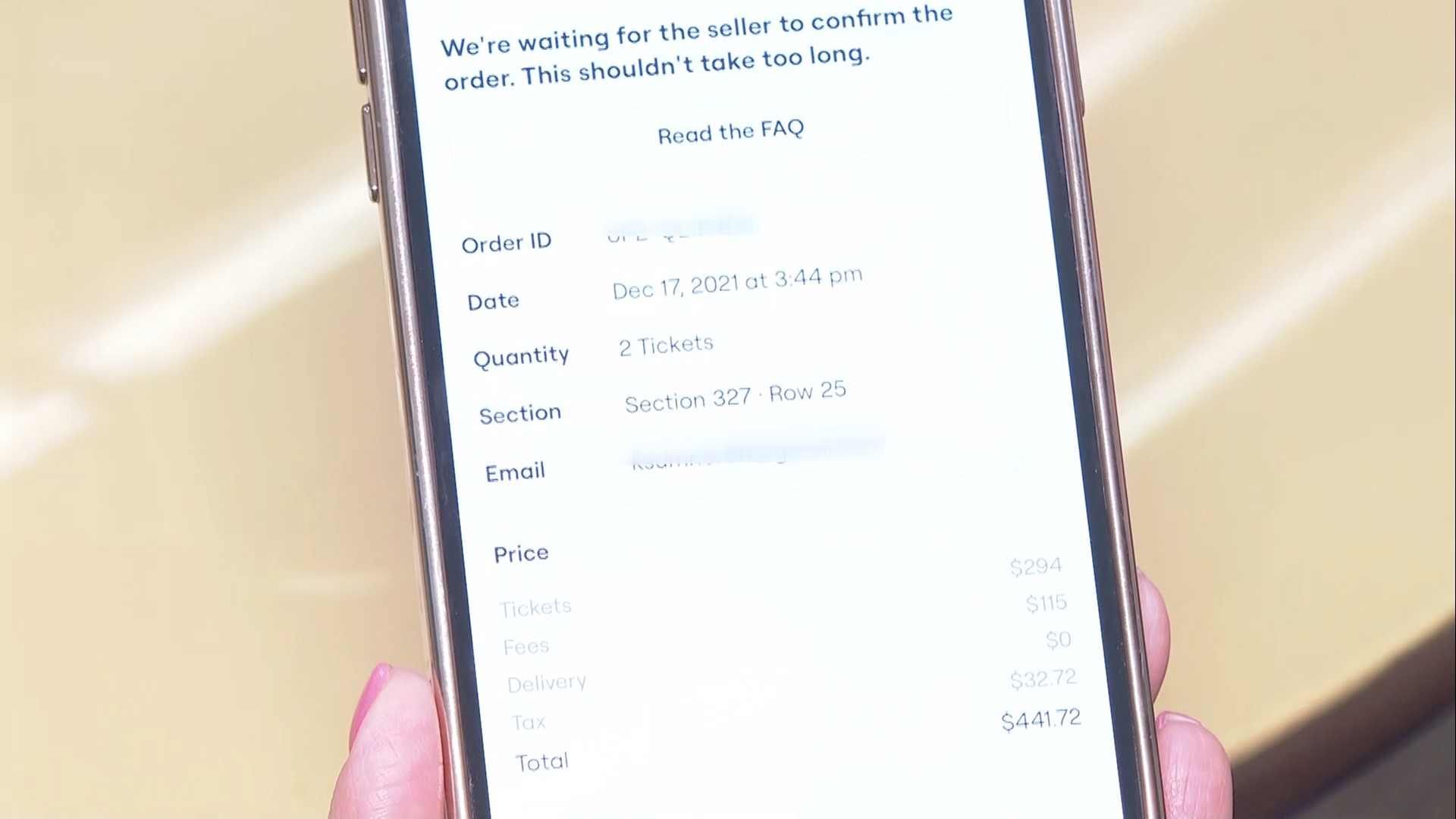 Katie Sumner bought tickets to the Georgia-Tennessee game on SeatGeek months in advance. The site took her money, but the seller never released tickets, she says.