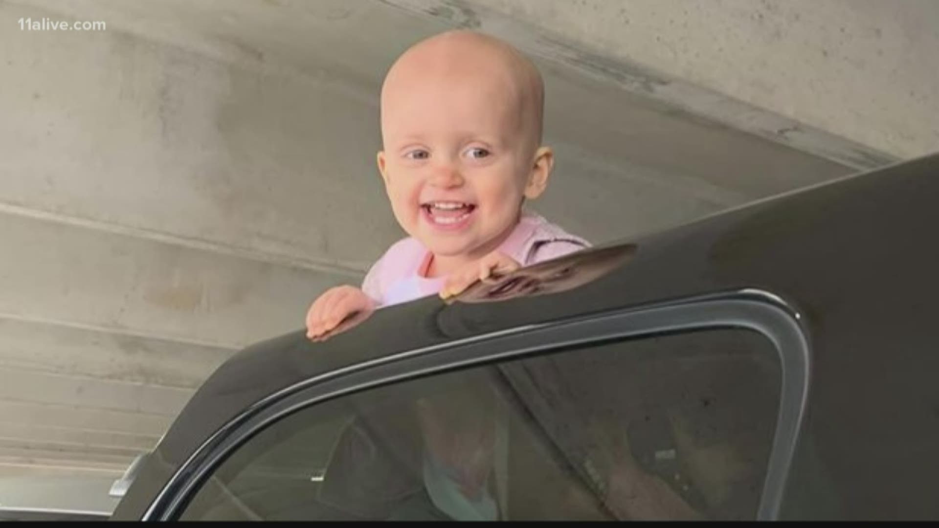 The family of a 1-year-old cancer patient, who had precious items stolen from their car while in Atlanta for treatment, has gotten some of their things back.