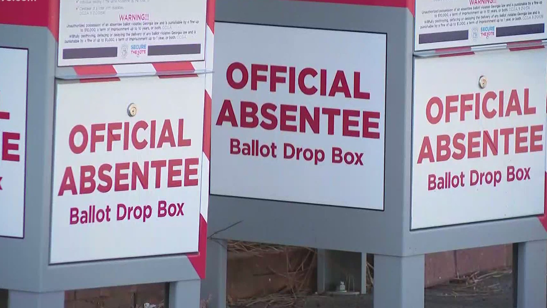 More than 1.3 million people voted by absentee ballot in last November's election.