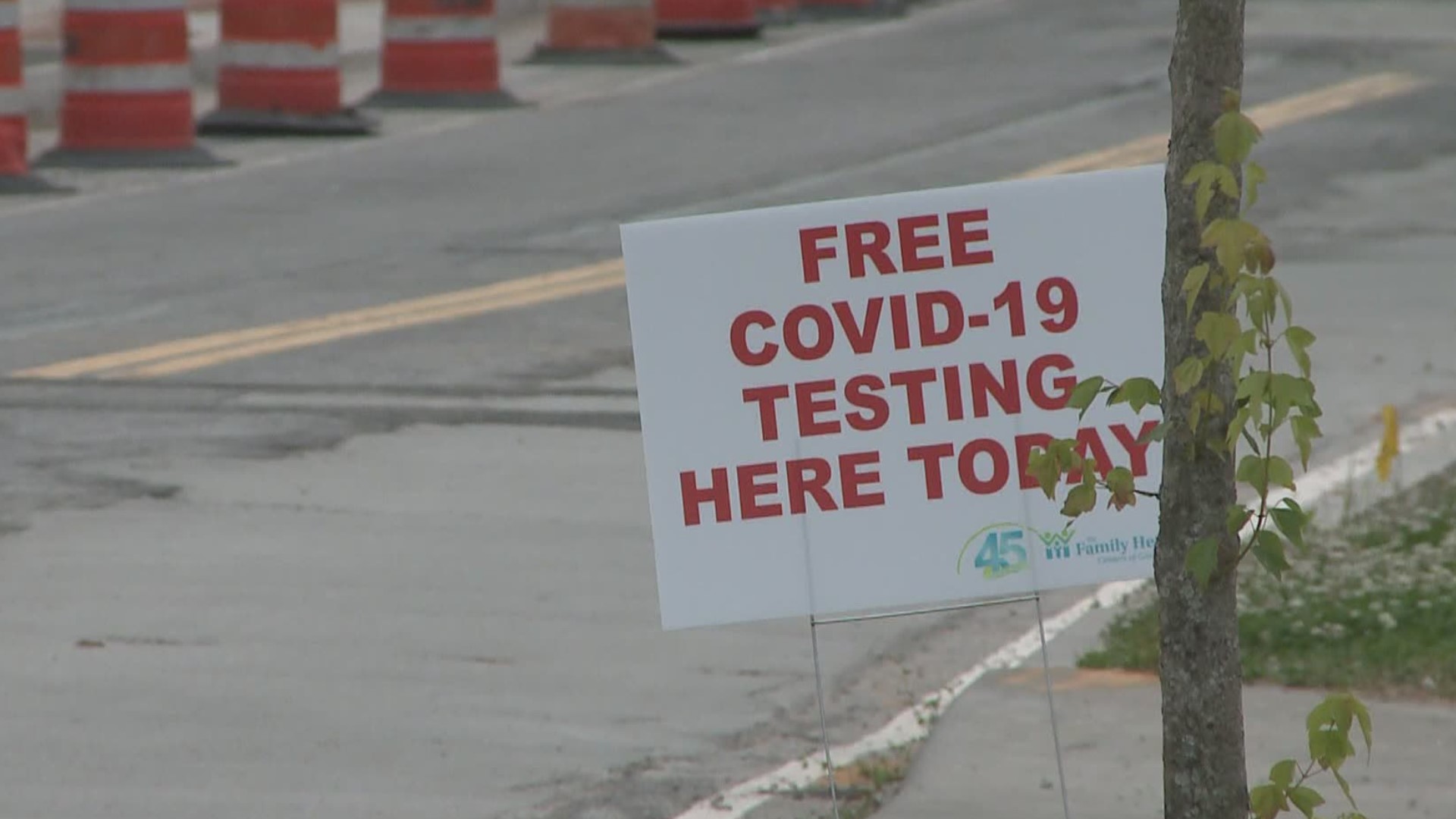 There's been an overwhelming demand for tests this week, officials said.