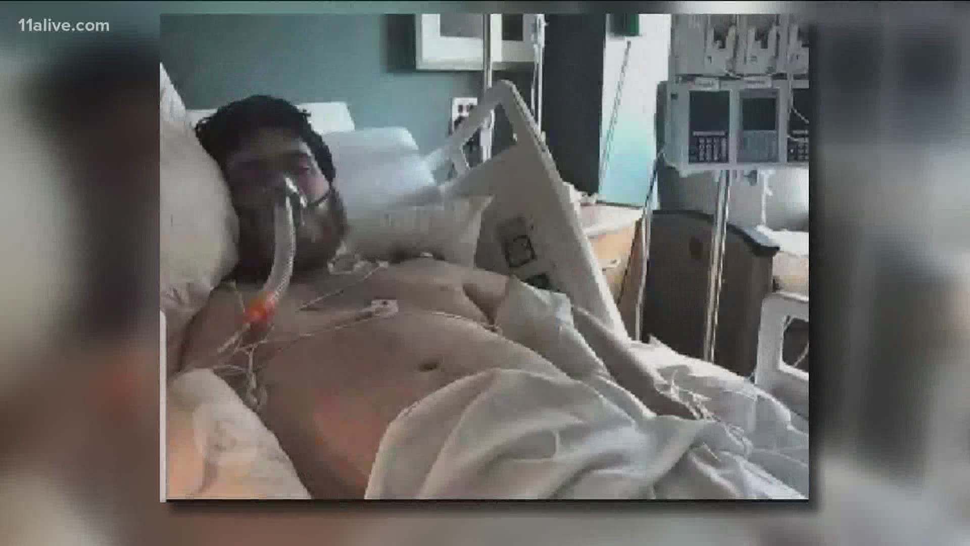 From a medically induced coma and a ventilator, Michael Mullininx is fighting back. And he's finally home. But, the 22-year-old still has a long road ahead.