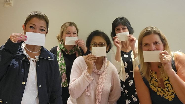 Georgia 'Mask Ladies' meet after making over 1,000 masks during COVID pandemic