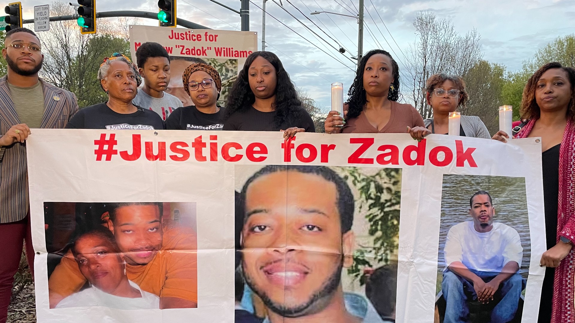 Activists and the family of Matthew “Zadok” Williams will present a 40,000-signature petition to the DeKalb County District Attorney.