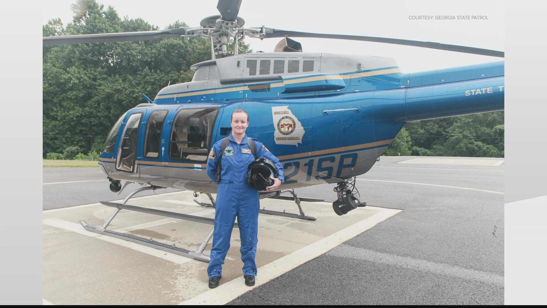 The skies of Georgia will now be graced by the first female pilot in the history of the Georgia State Patrol Aviation Division.