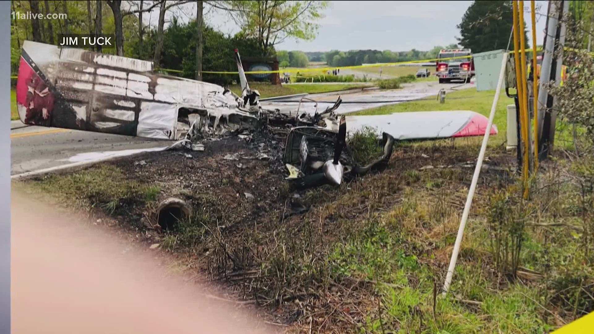 Three people survived a plane crash Friday in Henry County, according to authorities.