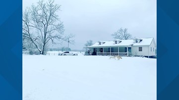Photos: Snow falls across Georgia in January