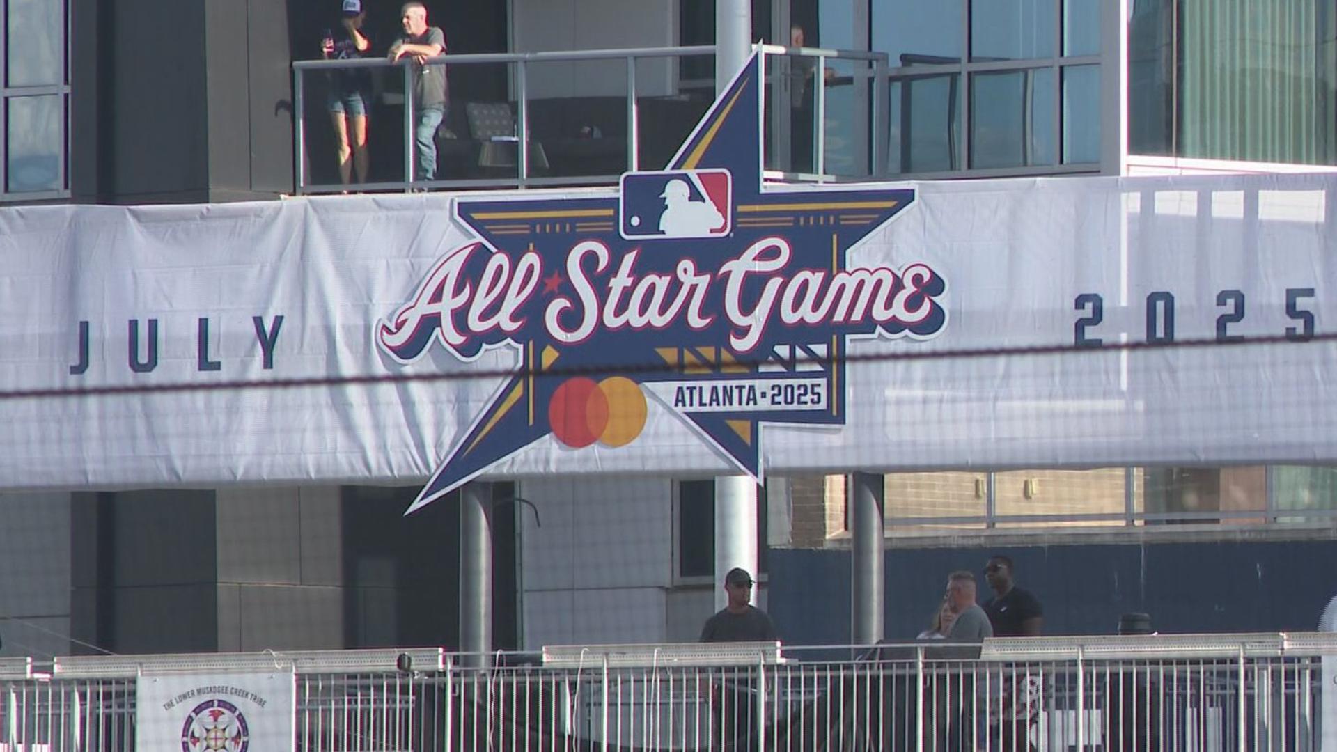 Here's a look at the logo. It was unveiled during a special pregame ceremony at Truist Park on Monday.