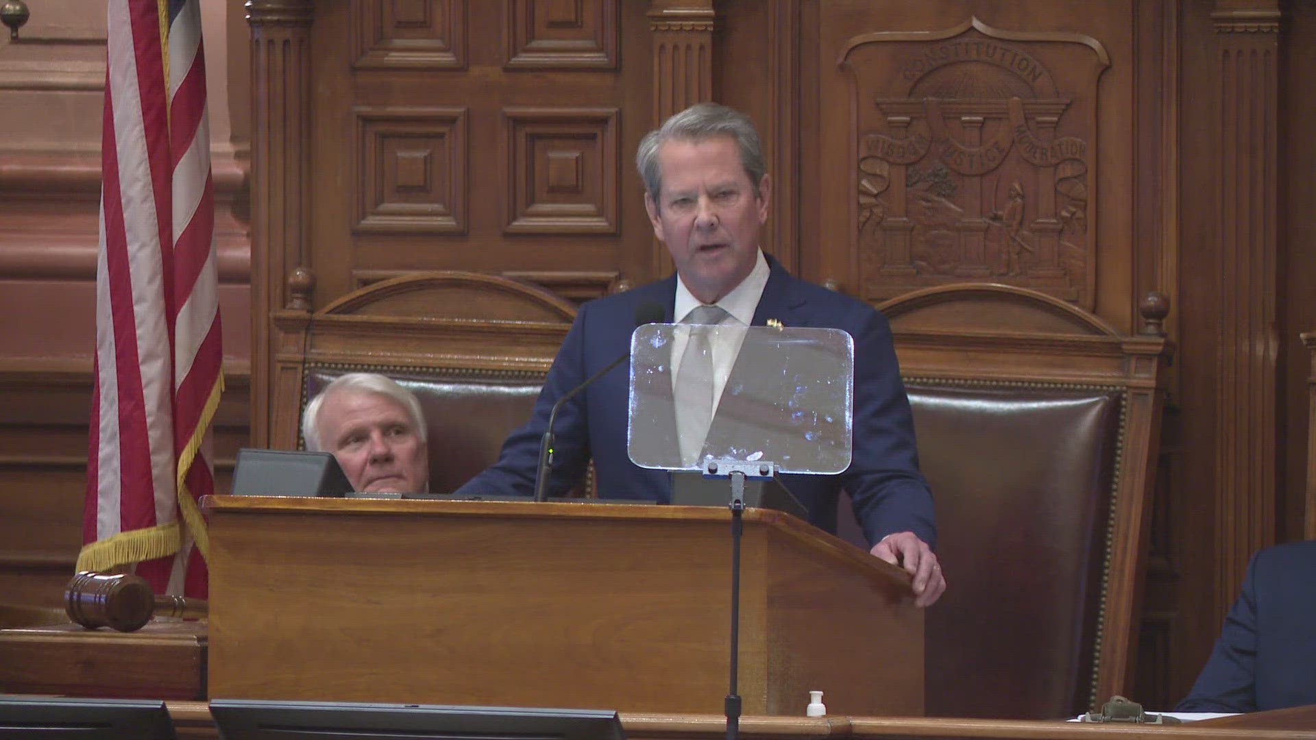 Governor Brian Kemp delivered the annual State of the State address on Thursday before a joint session of the Georgia General Assembly.