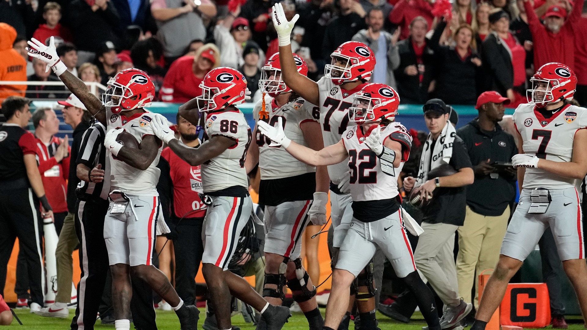 College football UGA ranked No. 1 coaches preseason poll