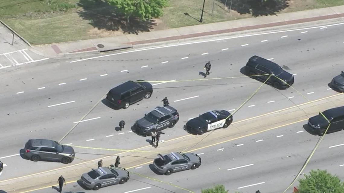 2 officers hurt, suspect dead after shooting along Fulton Industrial Boulevard | What authorities say unfolded