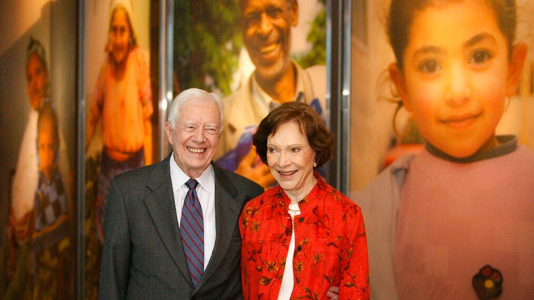 A day before their 75th wedding anniversary, the Jimmy Carter Presidential Library and Museum reopens