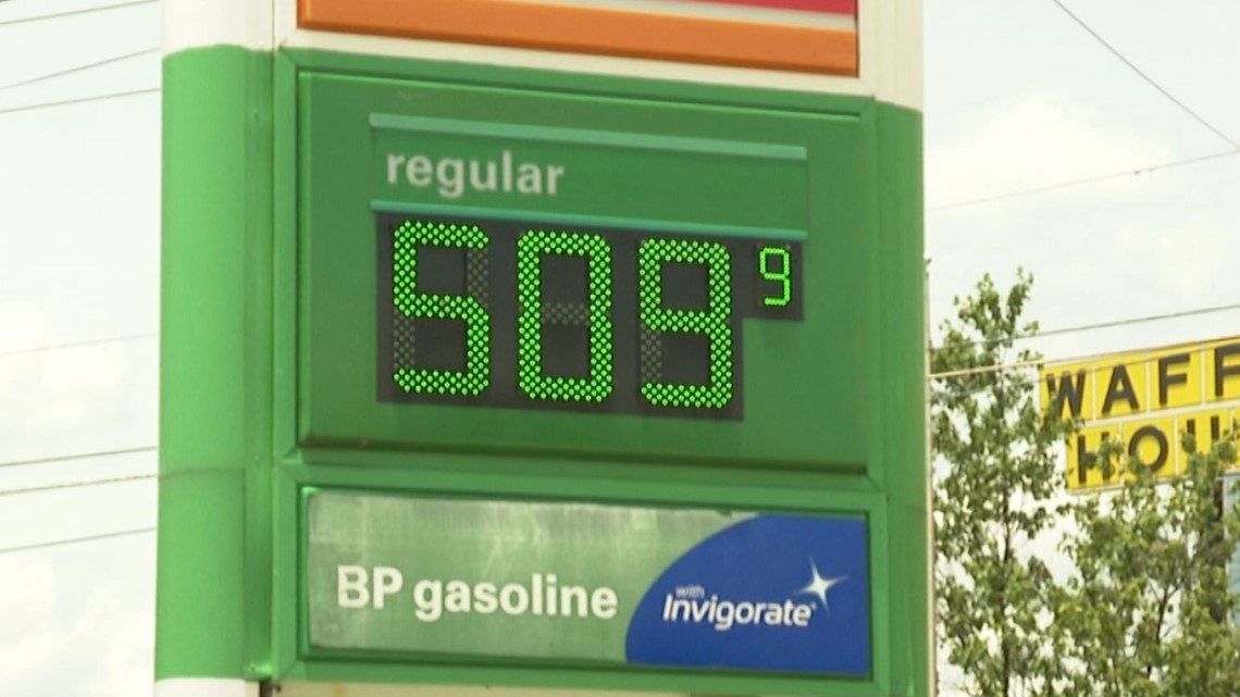 Atlanta gas prices some stations over 5 per gallon