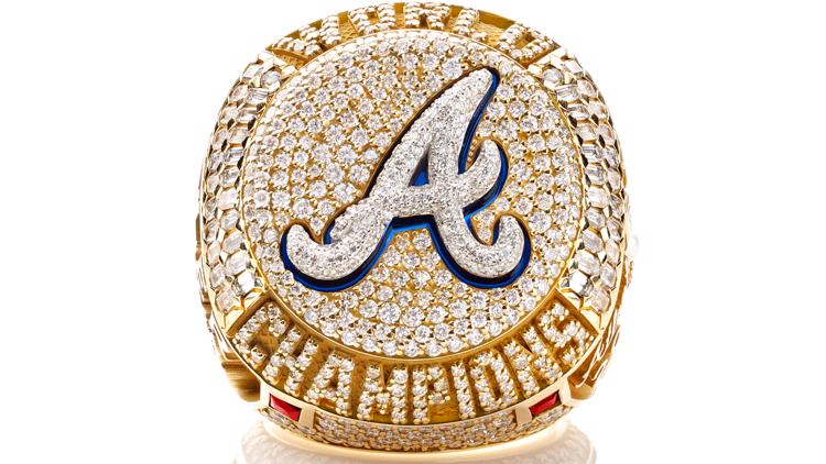 Atlanta Braves receive World Series Championship ring -- and yes, it has a pearl
