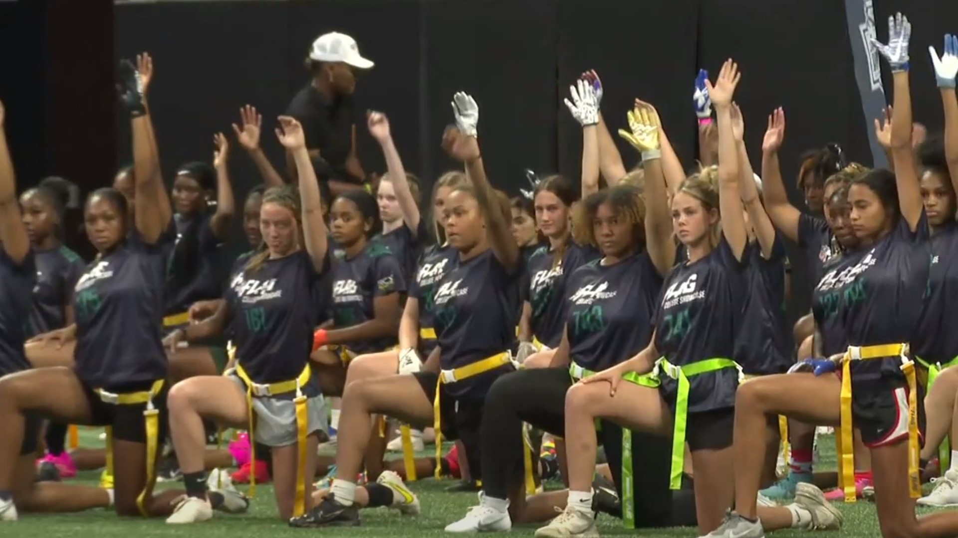 Georgia is one of only four states to offer girls flag football as a sanctioned high school sport.