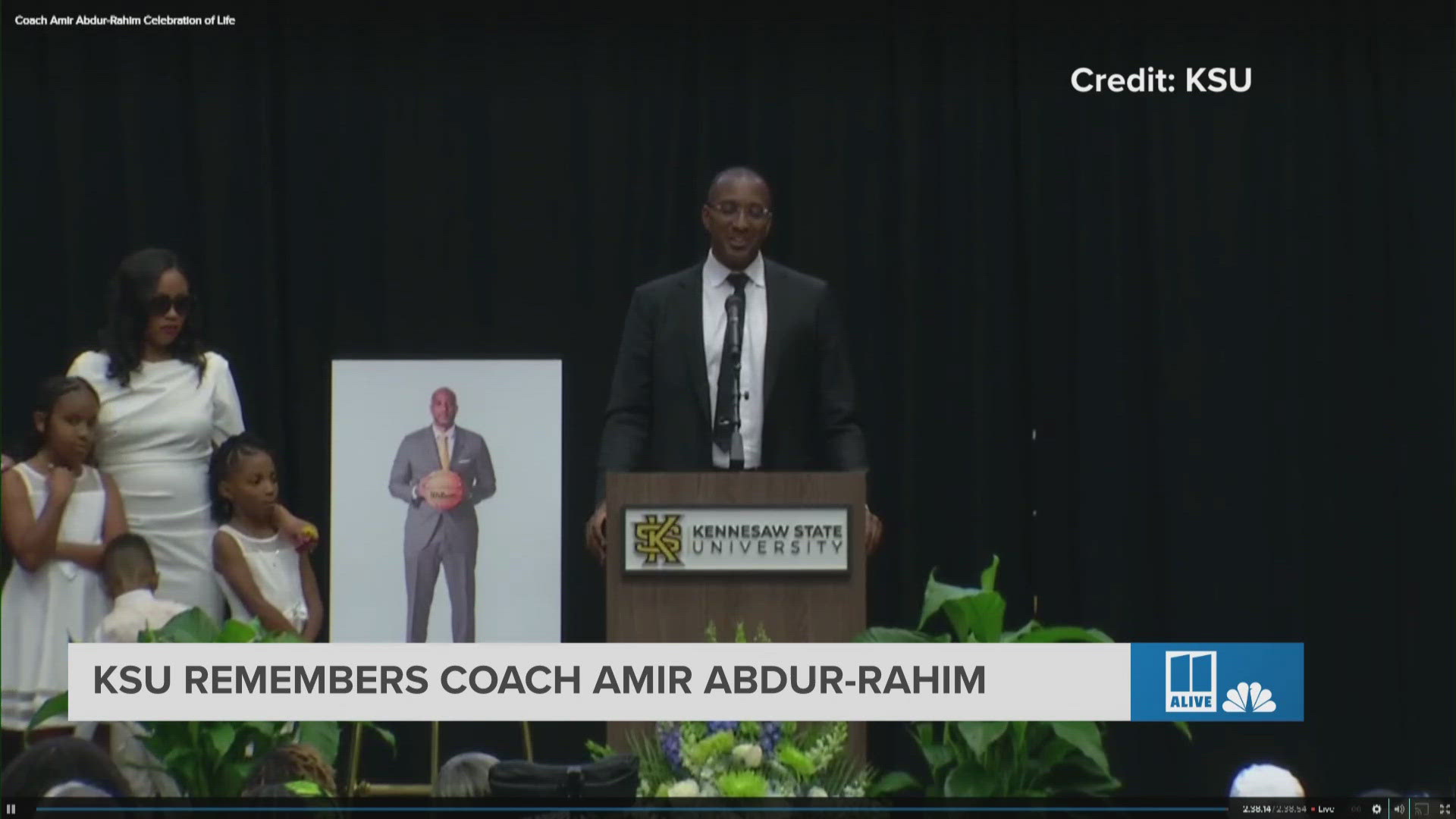 Amir Abdur-Rahim was the head men's basketball coach at the University of South Florida when he died. His brother Shareef said he was a beautiful person. 