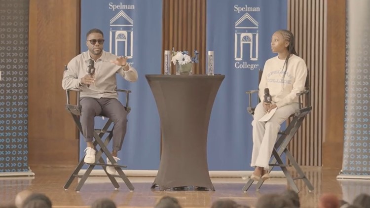 Kevin Hart visits Spelman College, talks with students about financial literacy