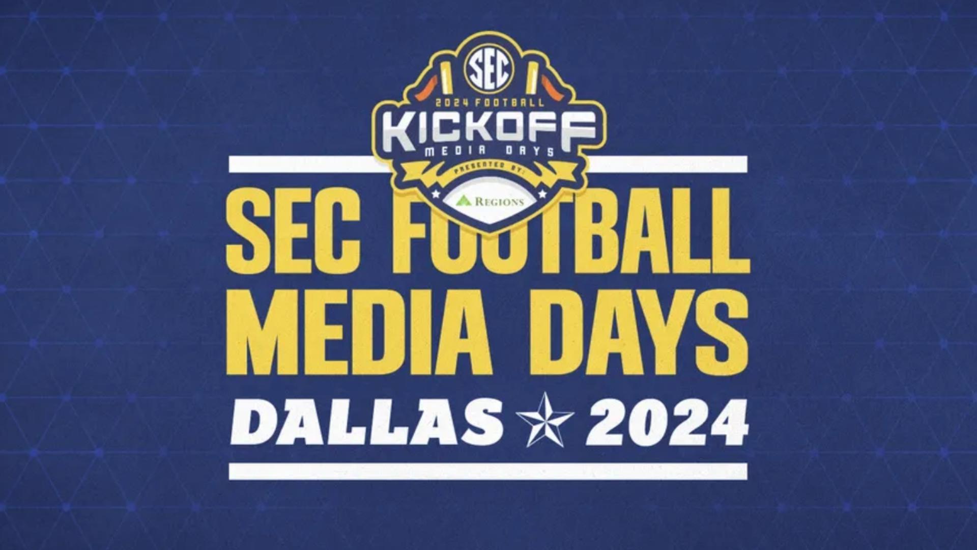 Attendees announced for 2024 SEC Football Media Days