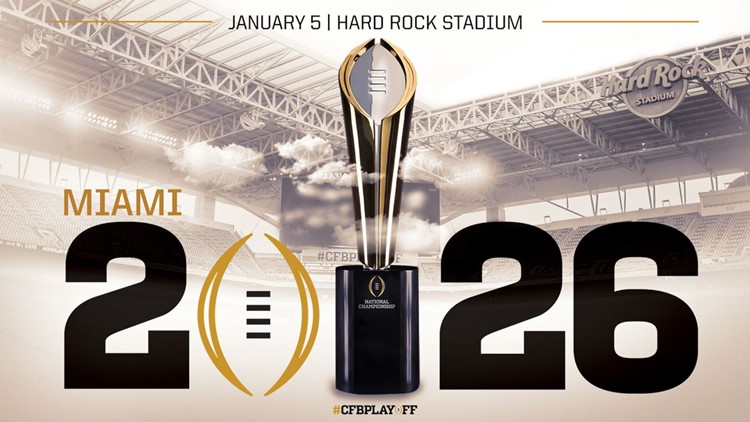 College Football Playoff selects National Championship sites for 2025 and 2026